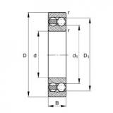 55 mm x 100 mm x 25 mm  FAG 2211-TVH  Self Aligning Rodamientos de bolas