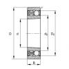 60 mm x 110 mm x 28 mm  FAG 2212-K-2RS-TVH-C3  Self Aligning Rodamientos de bolas